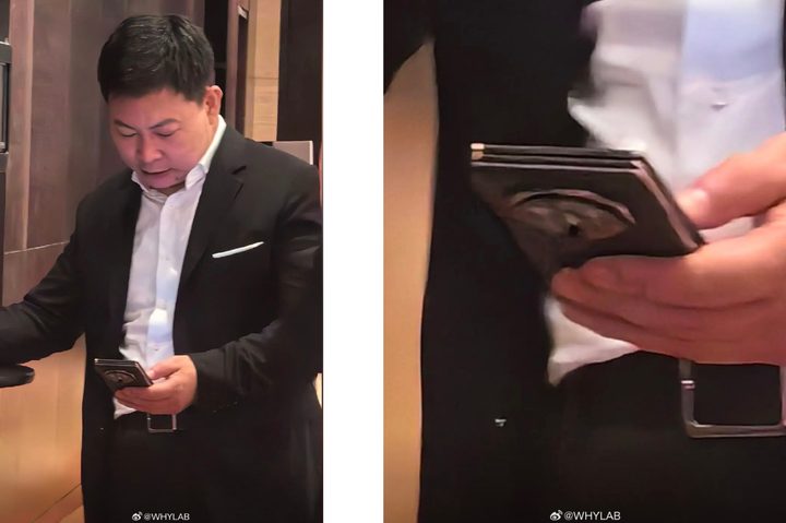 Images of Huawei's triple-fold foldable.