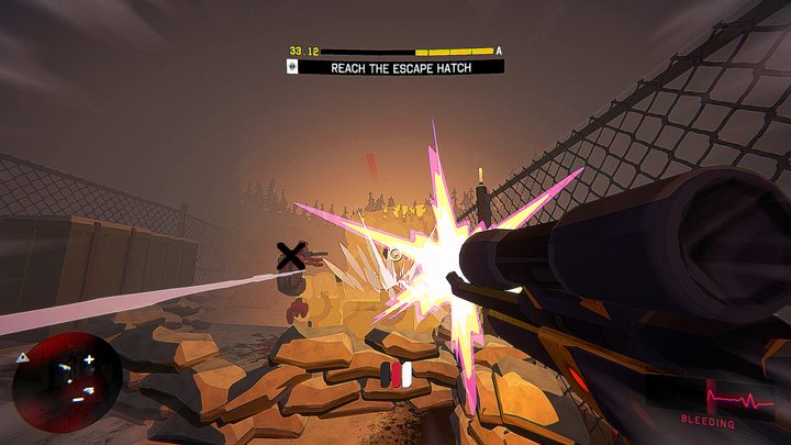 Harding fires a sniper in I Am Your Beast.