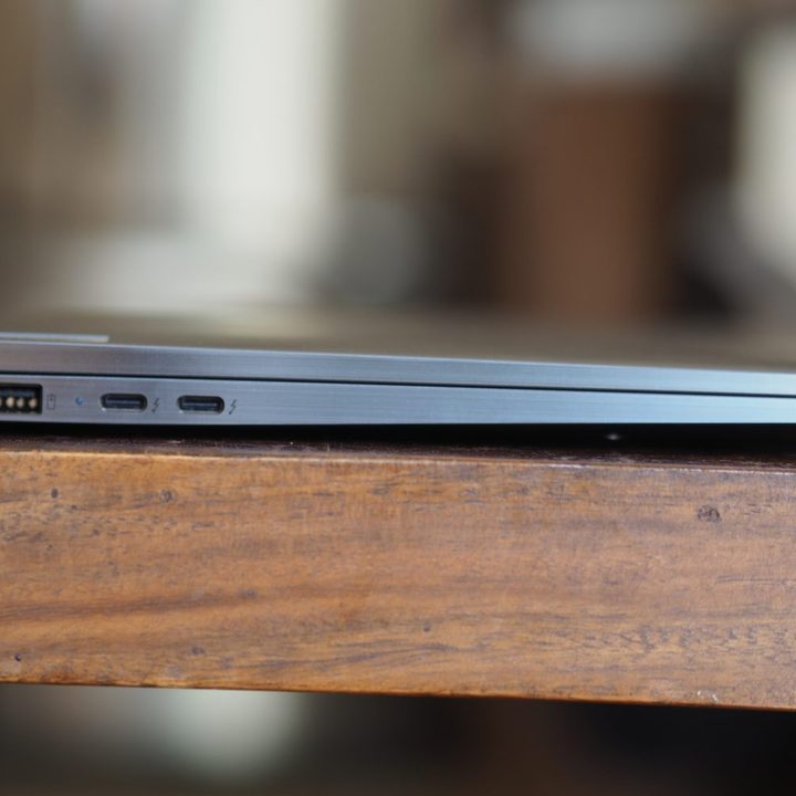 Lenovo ThinkPad X1 2-in-1 left side view showing ports.