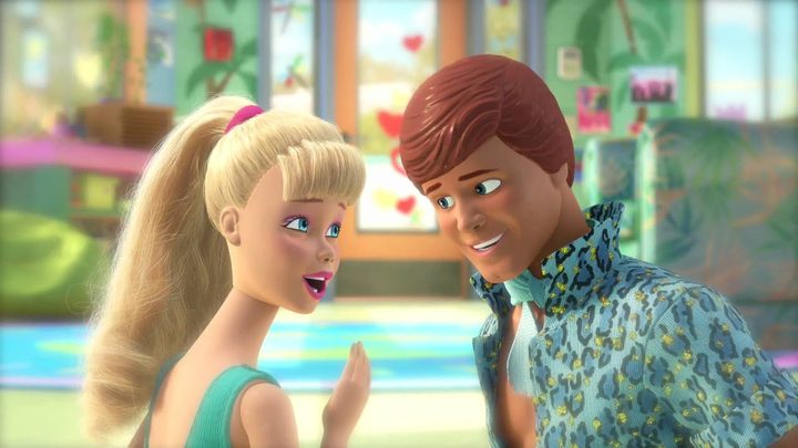 Jodi Benson's Barbie meets Keaton's Ken in Toy Story 3.