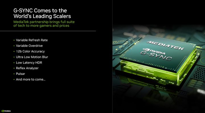 G-Sync features coming to Mediatek scalers.
