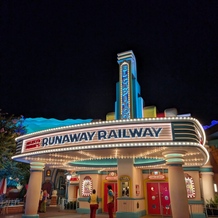 Mickey and Minnie's Runaway Railway taken with Google Pixel 9 Pro.
