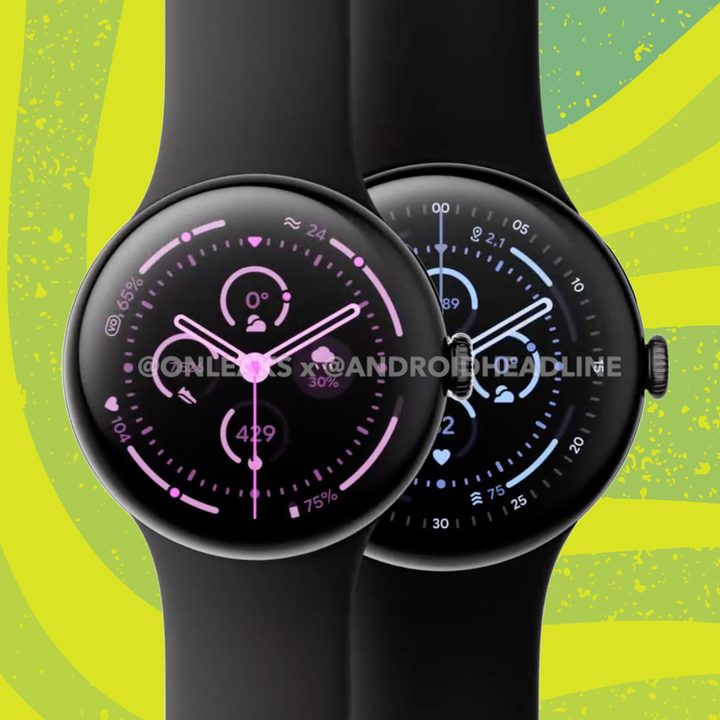 Pixel Watch 3 in two sizes