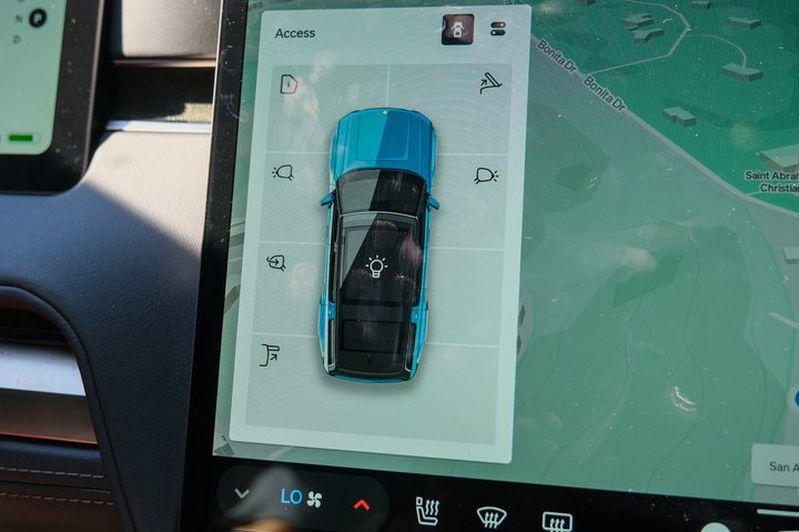 Rivian vehicle buttons
