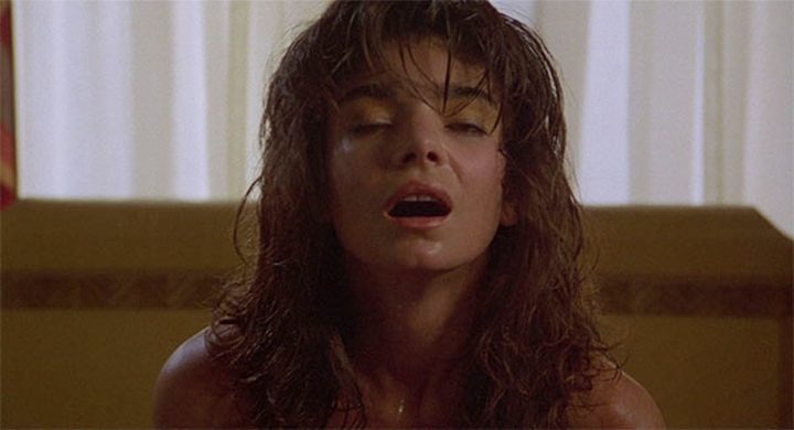A woman experiences ecstasy in sex, lies, and videotape.