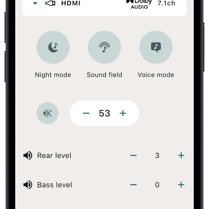 Bravia Connect app for iOS.