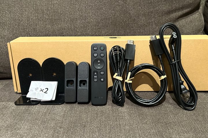 Sony Bravia Theater Bar 9: Accessories.