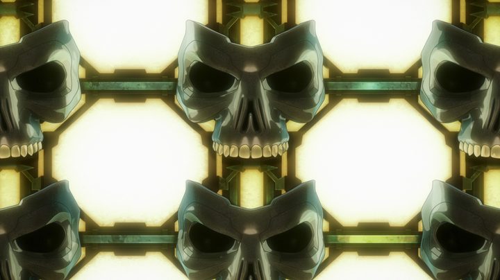A Terminator skull is assembled in Terminator Zero.