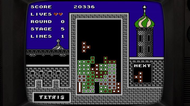 Gameplay from Tetris Forever.