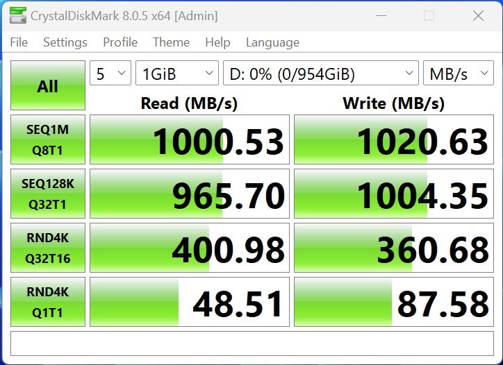 sk hynix tube t31 lies of p hands on nvme results