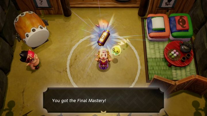 Zelda getting a scroll in Echoes of Wisdom.