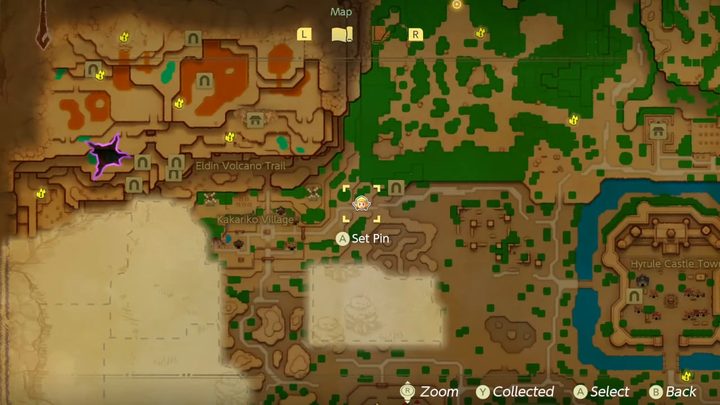 The map in Echoes of Wisdom.