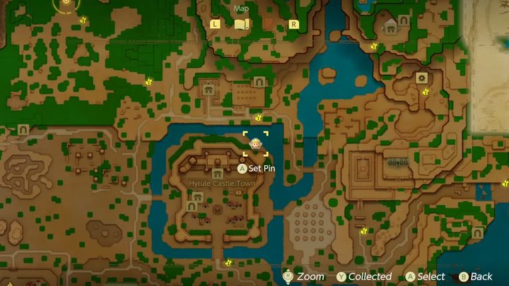 The map in Echoes of Wisdom.