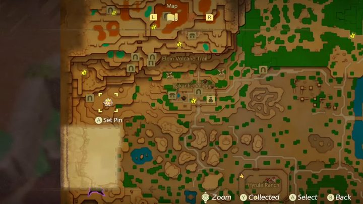 The map in Echoes of Wisdom.