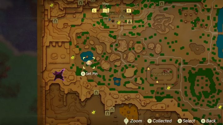 The map in Echoes of Wisdom.