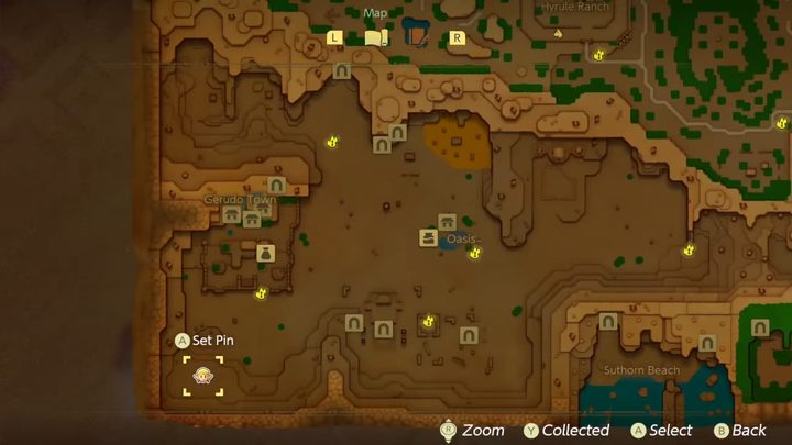 The map in Echoes of Wisdom.