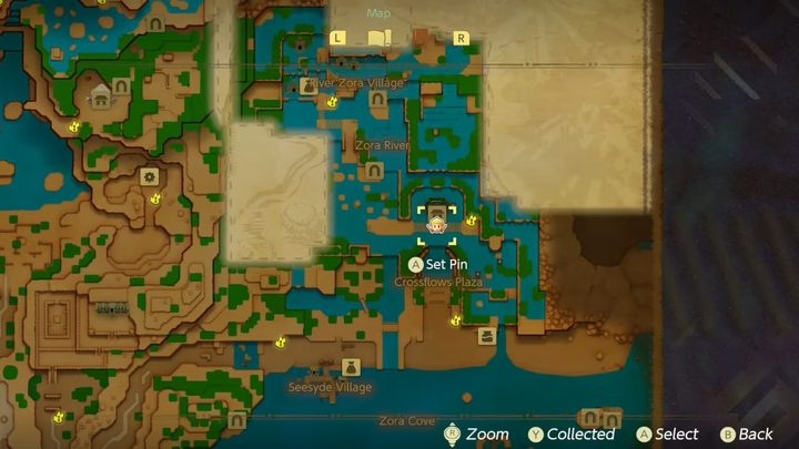 The map in Echoes of Wisdom.