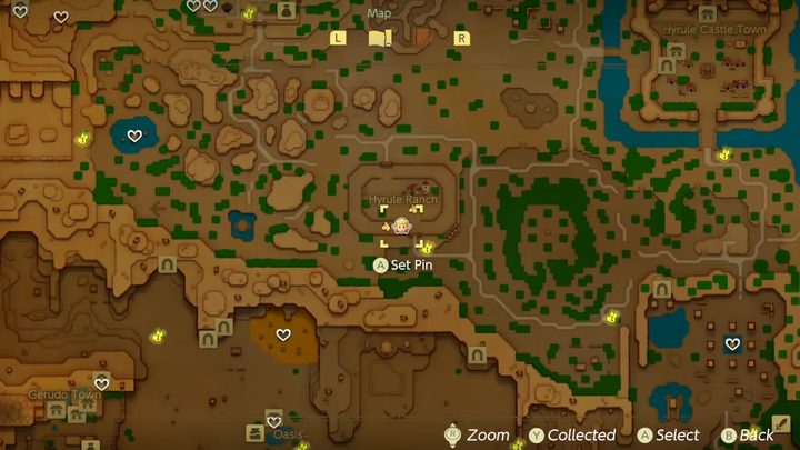 The map in Echoes of Wisdom.