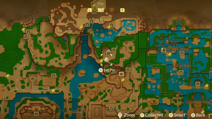 The map in Echoes of Wisdom.