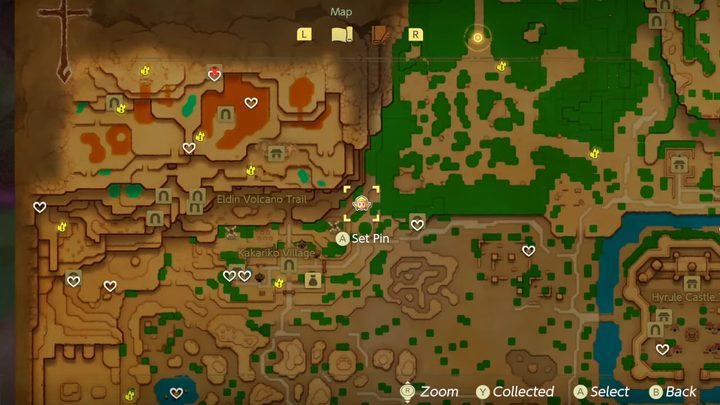 The map in Echoes of Wisdom.