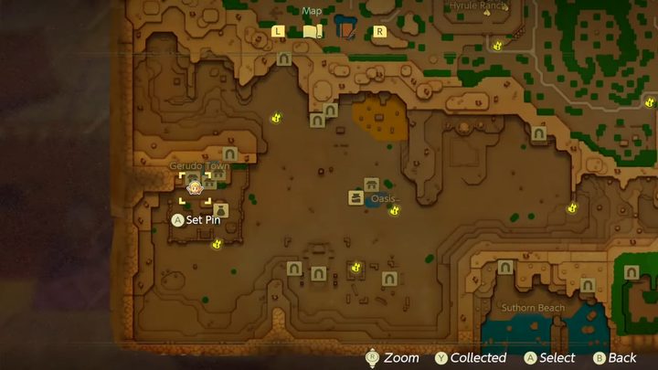 The map in Echoes of Wisdom.