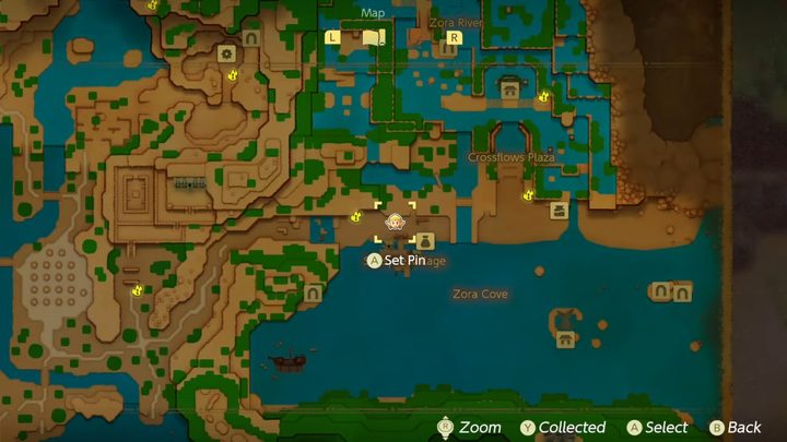 The map in Echoes of Wisdom.
