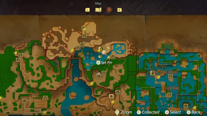The map in Echoes of Wisdom.