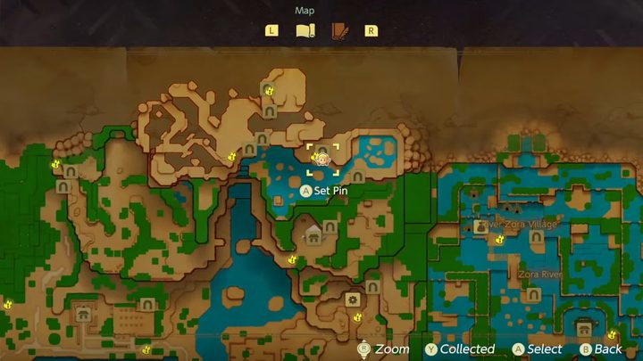 The map in Echoes of Wisdom.
