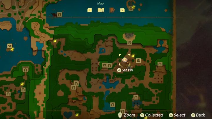 The map in Echoes of Wisdom.