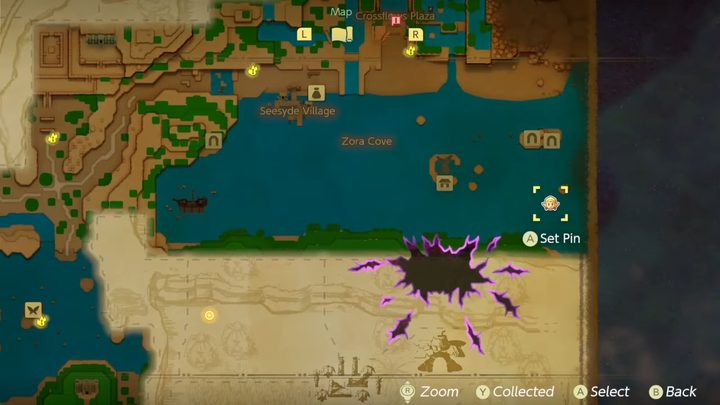 The map in Echoes of Wisdom.