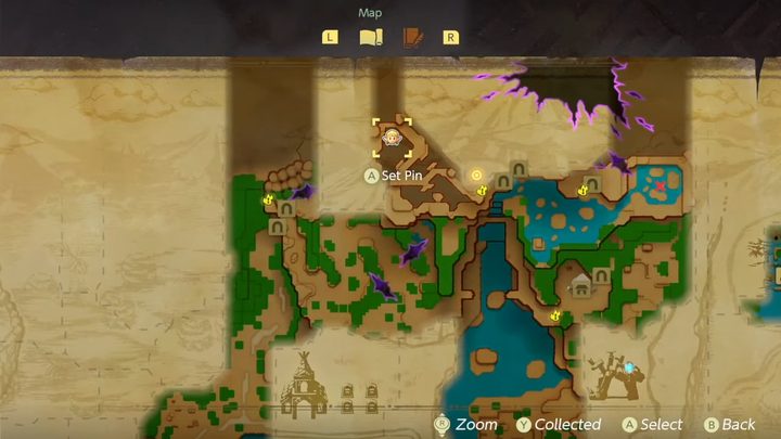 The map in Echoes of Wisdom.