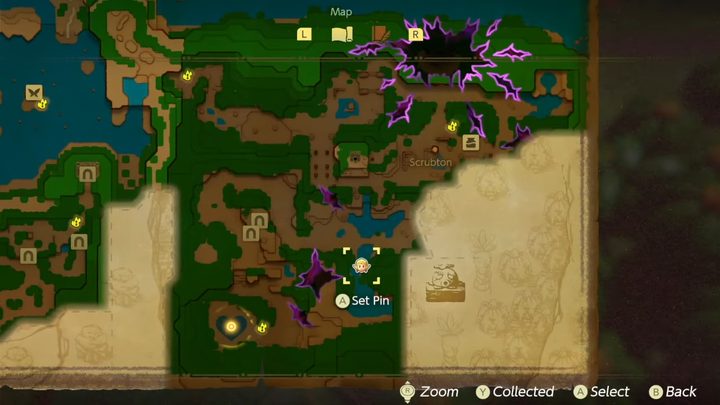 The map in Echoes of Wisdom.