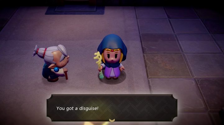 Zelda wearing a disguise in Echoes of Wisdom.