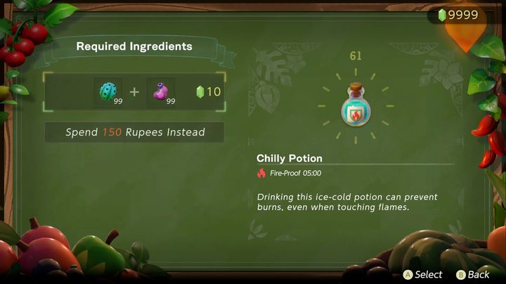 A smoothie in Echoes of Wisdom.