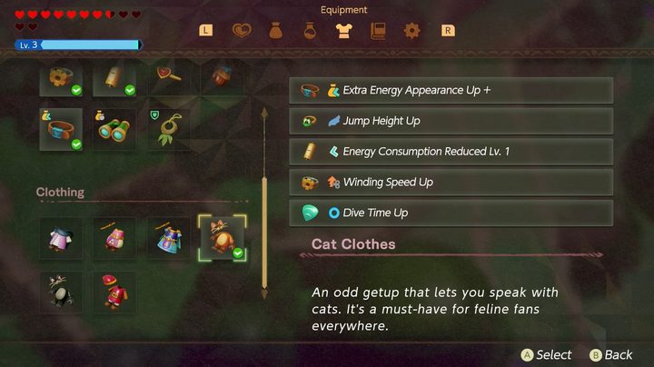 The cat outfit in Echoes of Wisdom.