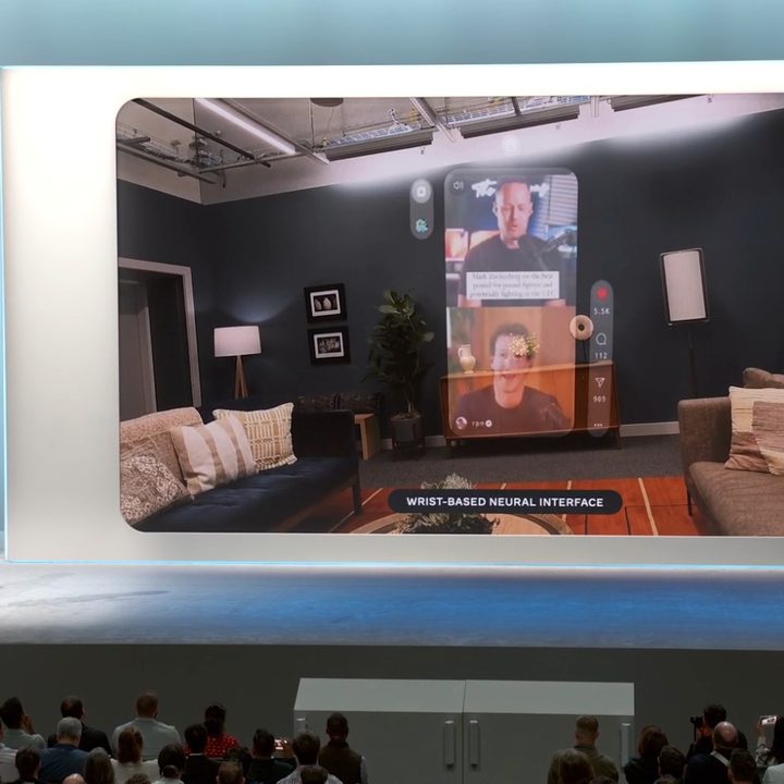 Mark Zuckerberg at Meta Connect talking about Orion.