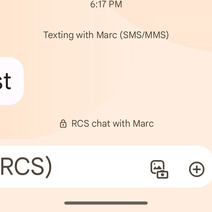 Google messages indicator change
