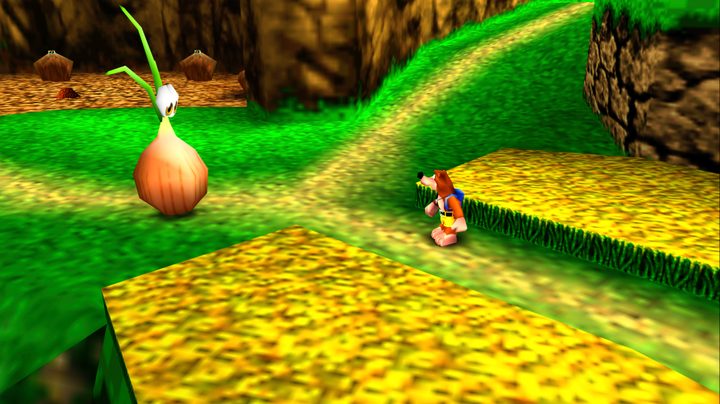 The Xbox 360 version of Banjo-Kazooie running on Xbox Series X.