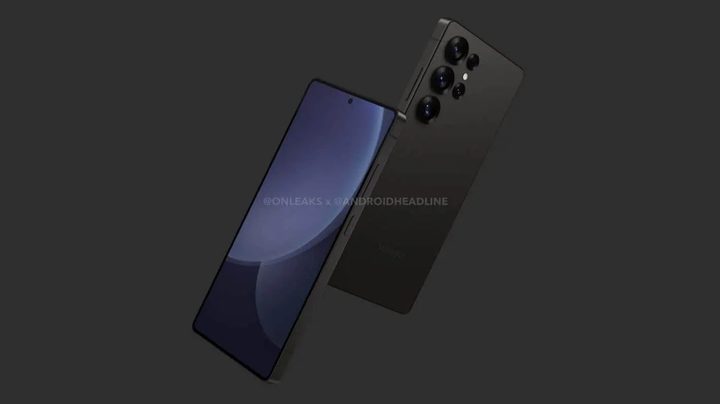 Galaxy S25 Ultra render.