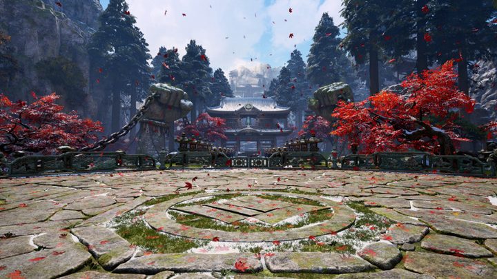 The Genmaji temple stage in Tekken 8.