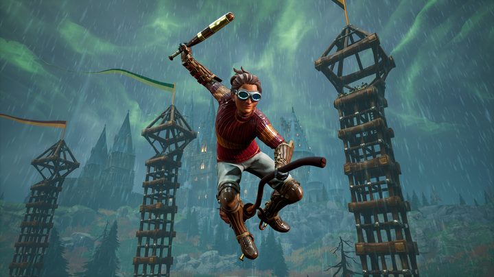 A beater in Harry Potter: Quidditch Champions.
