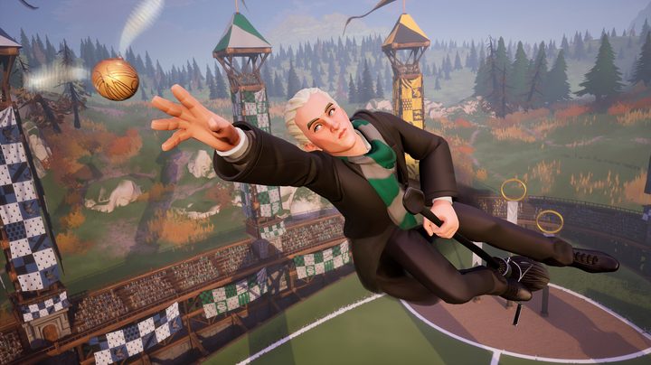 Draco Malfoy is a seeker in Harry Potter: Quidditch Champions.