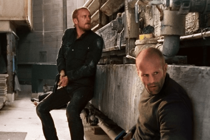 Jason Statham and Ben Foster in The Mechanic