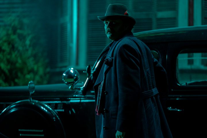 Pilou Asbæk wears a fedora in Salem's Lot.