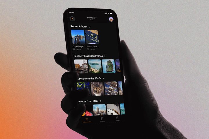 Plex Photos mobile app.