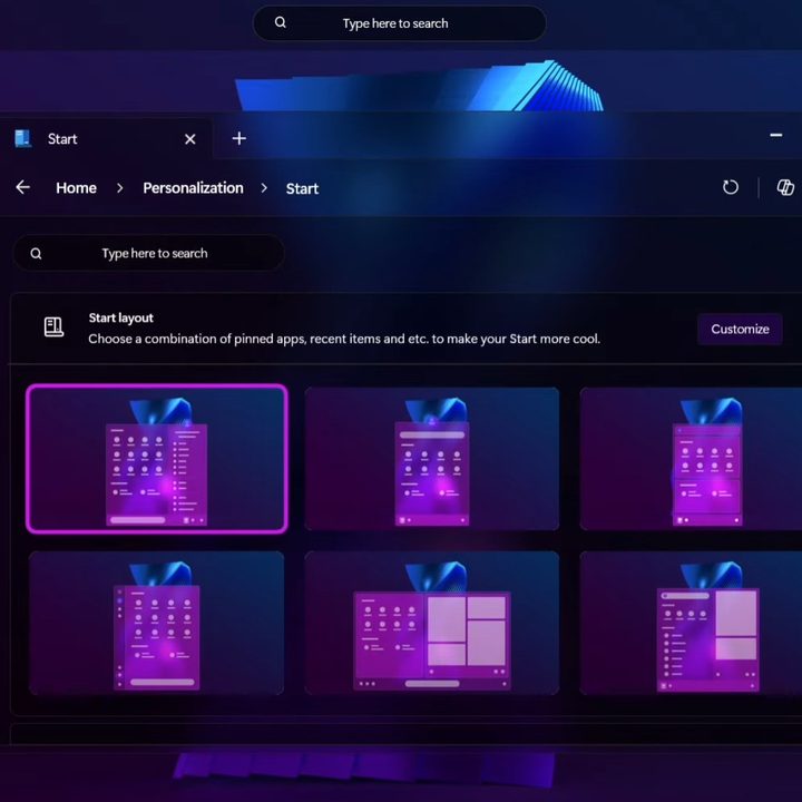 Windows 12 concept.