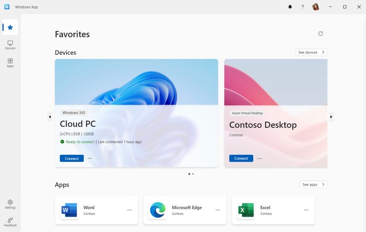 Screenshot of Windows app.
