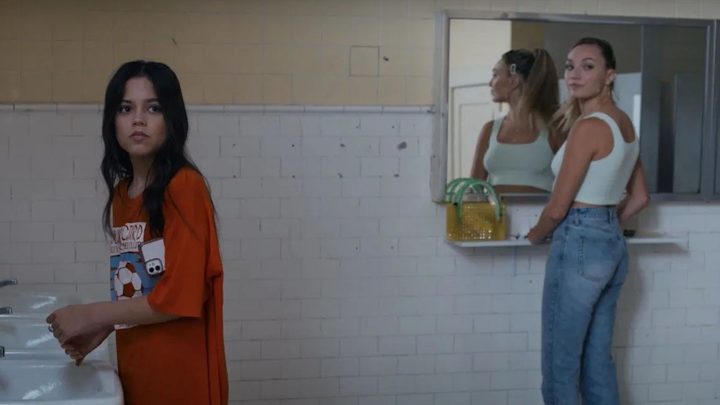 Jenna Ortega and Maddie Ziegler in The Fallout.