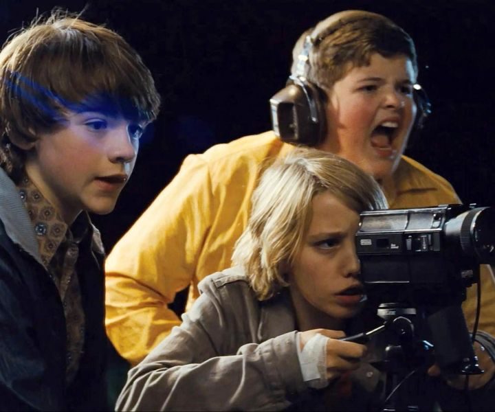 The iconic lens flare in Super 8 movie