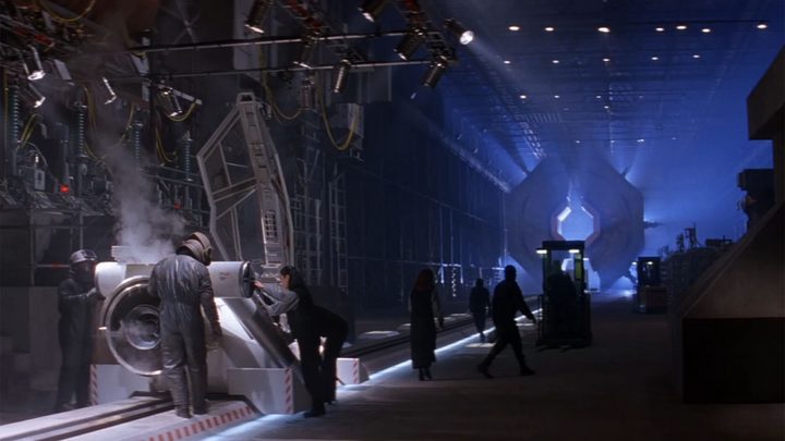 The time ship in Timecop.